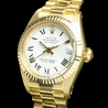 Rolex Datejust Lady 26 Oro President Quadrante Bianco Romani 6917